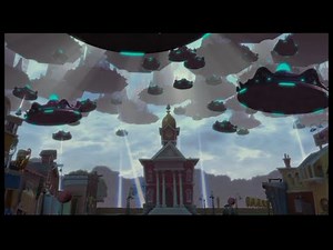 alien chicken little crossover avec les dessins animes