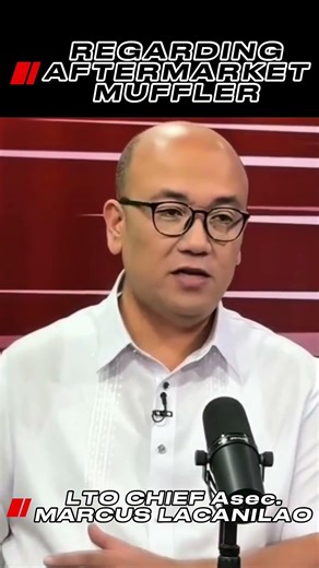 LTO Chief Asec. Lacanilao, clarification about aftermarket muffler