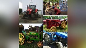 Fact Check: These antique steel-wheeled tractors have no connection with farmers’ protests