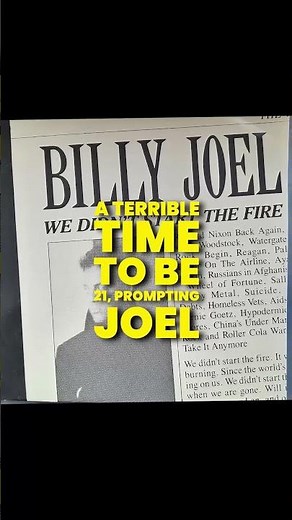 Billy Joel’s “We Didn’t Start the Fire” Ignites the Charts in 1989