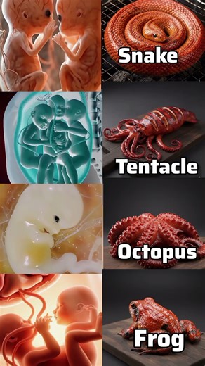 What Baby REALLY Looks Like! 🐍🐙🐸