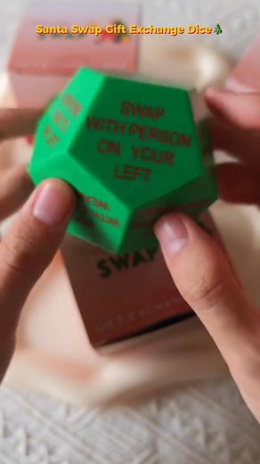 🎁 Make Gift Exchanges the Best Part of Christmas – Just Roll the Dice! Tired of complicated gift swaps? This Santa Swap Dice has 12 fun commands that decide everything – who swaps, who keeps, and who steals! No more stress, just pure holiday fun. 🎄✨ ✅ 12 unique sides – "Swap with someone in glasses," "Pass right," "Gift is yours!" ✅ Food-grade safe material – durable, reusable, party-ready ✅ Fits 20 players – perfect for family, friends, or office parties ✅ No more awkward rules – let the dice