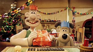 Wallace & Gromit Hang with Google