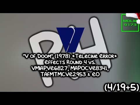 Viacom "V Of Doom" (1978) *Telecine Error* ER4 vs. VMIAPVE6827, MAPOCVE8341, TAFMTMCVE2953 & EO