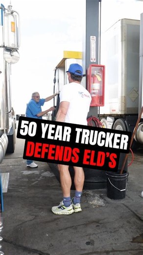 50-Year Truck Driver Defends ELDs — "They'll Save Your Ass"