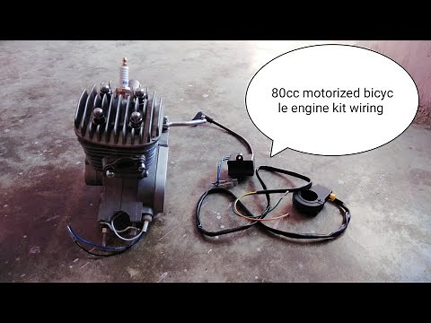 80cc motorized bicycle engine kit wiring installation