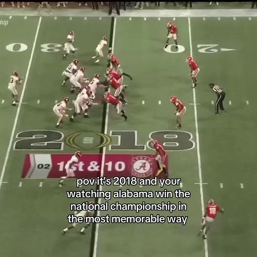 Alabama's Memorable 2018 National Championship Win