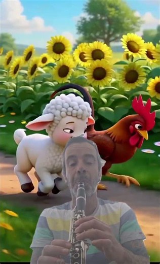 rooster had a little lamb #clarinet #rooster #marryhadlittlelamb