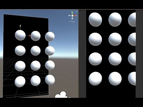 3D Object In front of UI - Spawn objects in a row and column