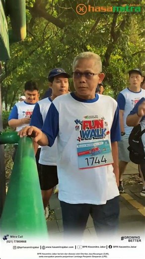 BPR Hasamitra Jabar turut hadir dan meramaikan kegiatan Fun Walk