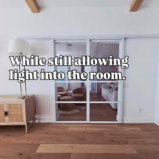 Sleek and modern design. Providing privacy while still allowing light into the space. | The Barn Door Store