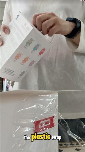 Amazing The first box immediately gets a cool secret labubu big into energy❤️#labubu #unboxing