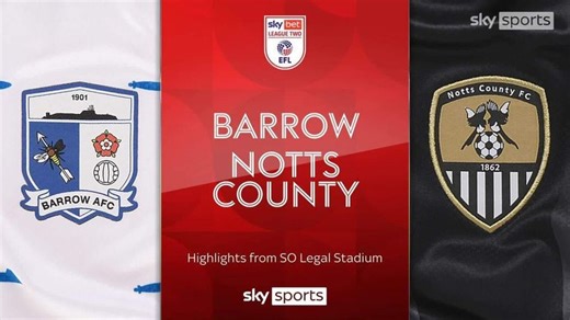 Barrow 1-1 Notts County