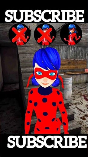 Small to Large Ladybug 🐞 Right ✔️ Vs Wrong❌ Challenge 💪 | Granny Horror Game | #shorts #gaming