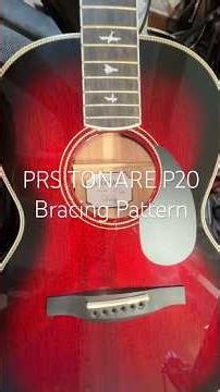 BRACING - PRS TONARE P20 Parlor Guitar ‪@prsguitars‬