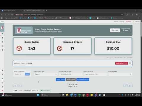 How to Navigate the LTI Customer Portal