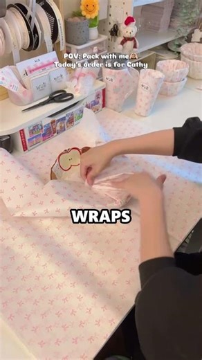 Aesthetic Packaging Business Idea 🎀 #shorts #smallbusinessideas