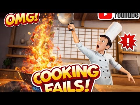 OMG! Crazy Cooking Fail 😱🔥 Chef Goes Out of Control | Funny Kitchen Disaster!