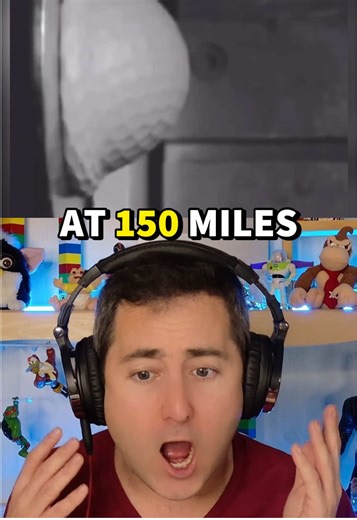 Impact of Golf Ball at High Speed: The Pancake Effect