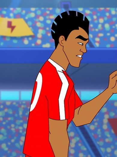 There seems to be an imposter among us 🤔#supastrikas #footballtiktok #cartoon #soccer #goal