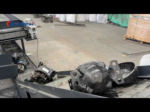 Continuous Compressor Dismantling Line | Automatic AC Compressor Recycling System