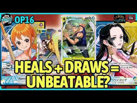HEALS + DRAWS = UNBEATABLE? [OP16] 🔵🟡 Nami VS. 🔵🟡 Boa 🎮 GAMEPLAY