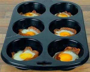 Egg and bacon baskets! So simple. | Cleverly