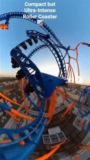 Compact but Ultra-Intense Roller Coaster 🎢 #SmallButCrazy #ExtremeRide #ThrillPOV #ViralShorts