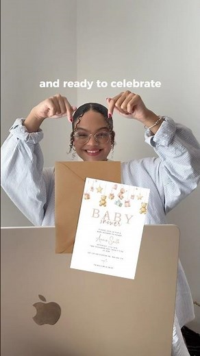 Start selling digital invitations on Etsy! #templett #babyshowerinvitation #etsysellertips #etsytips