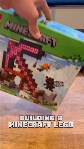 Building a Minecraft Lego set #minecraft #lego #gaming #subscribe