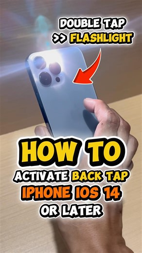 HOW TO SET UP BACK TAP | IPHONE IOS 14 OR LATER | CRUCIAL TAP #iphonetricks #iphone #iphonesettings