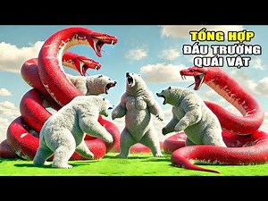 RAV'S BEST MONSTER ARENA COMPILATION | ANIMAL BATTLE SIMULATOR