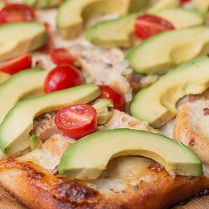 Chicken avocado pizza ... what a combo 😋 | Tasty UK