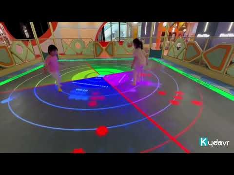 Lava Is Floor Challenge 🔥 Interactive LED Grid Game, The Future of Active Gaming#LavaIsFloor#LEDGrid