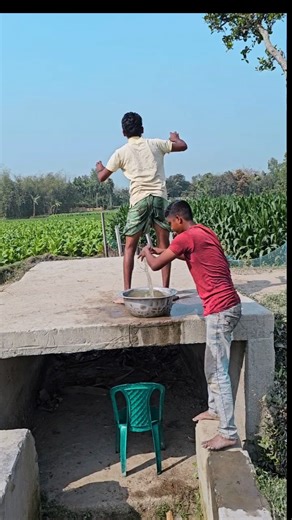 The chair poured water under the sink