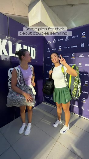 Eala and Jović's Debut Doubles Journey in Auckland