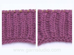 How to knit English Rib