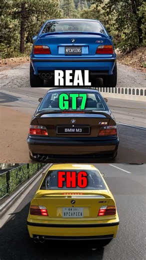 Real Life vs FH6 vs GT7: BMW E36 Exhaust Sound! 🔥
