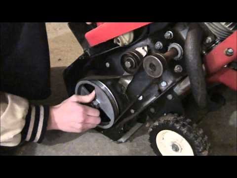 Toro S-200 belt change