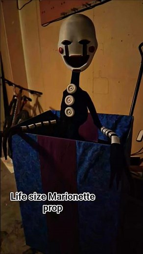 The marionette in real life! (made by me) #fnaf #fivenightsatfreddys ##themarionette #music