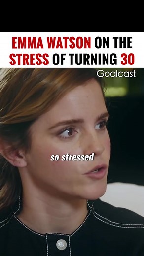 Emma Watson opens up about the stress of turning 30. #emmawatson #turning30 #gettingolder #pressure