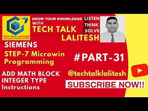 #PART31 ADD MATH BLOCK INT. TYPE IN #S-7#MICROWIN #SIEMENS #SOFTWARE S7-200 MICROWIN TUTORIALS HINDI