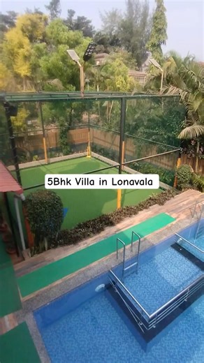 5 bhk Villa in Lonavala with cricket turf, pool, games and much more. Book your stay now in Lonavala