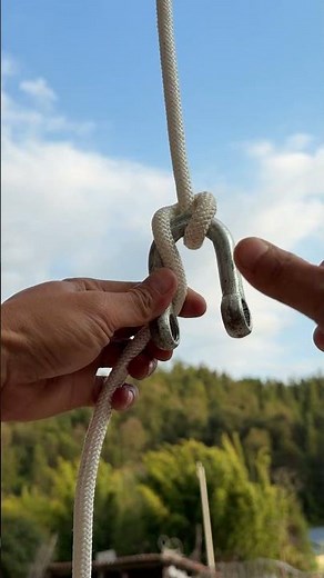 簡単な結び方チュートリアル シャックルを接続する