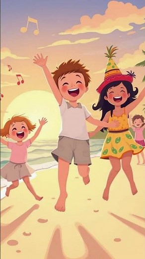 Samba, samba wakacyjna!🌴 #piosenkidladziecipopolsku #wakacje #piosenkidladzieci