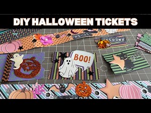 Decorate Halloween Tickets | DIY Ephemera + Free Printable