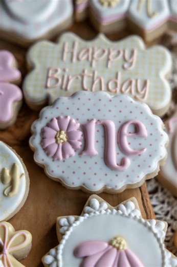 Celebrating First Birthdays with Custom Cookies