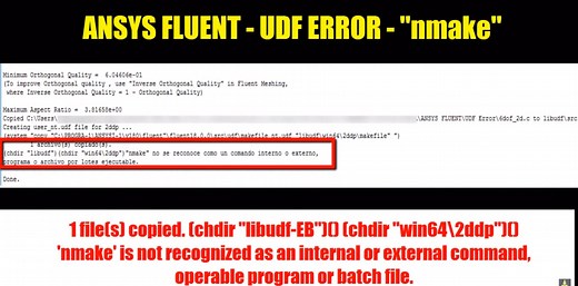 ✅ Ansys Fluent - Compilate UDF / Solution to "nmake" error - CFD.NINJA