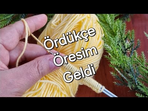 asy knitting pattern to make machine tire with two needles