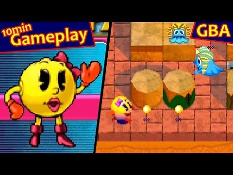 Ms. Pac-Man Maze Madness ... (GBA) Gameplay